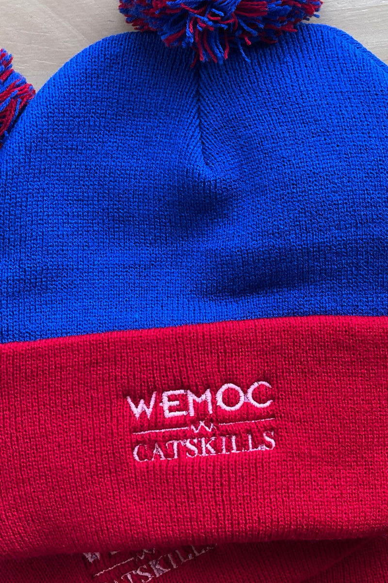 WEMOC Beanie Embroidered with Pom-Pom