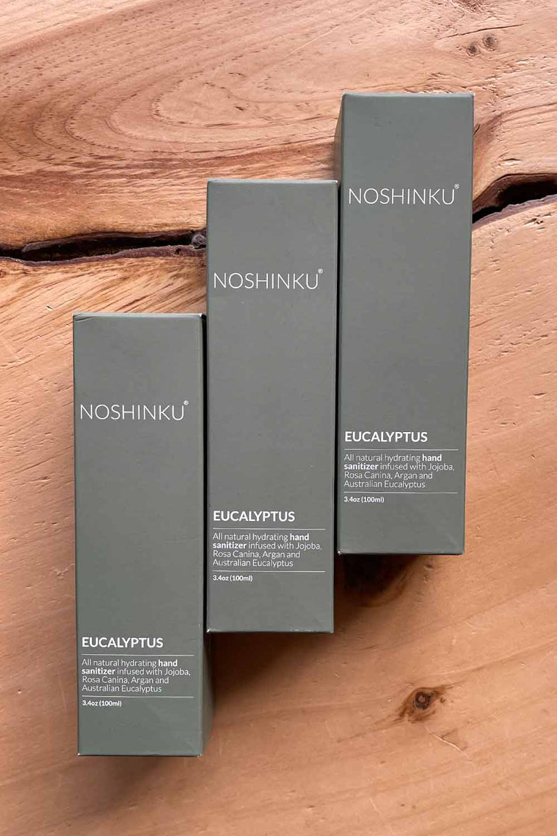 Noshinku, Eucalyptus Refillable Mini Hand Sanitizer 3.4oz