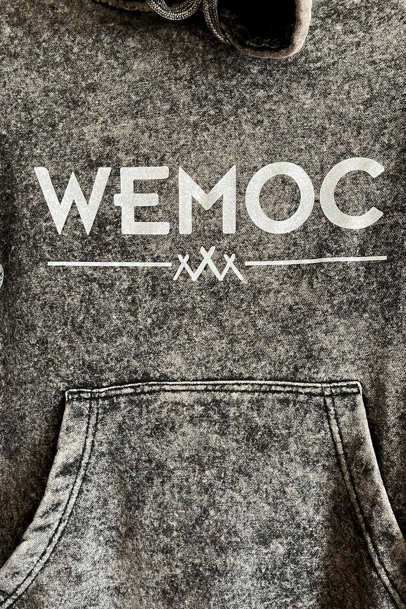 WEMOC Premium Mineral Wash Hoodie